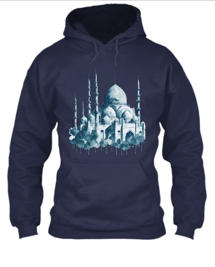 world places style hoodie - Front