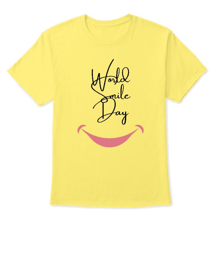 world smile day - Front