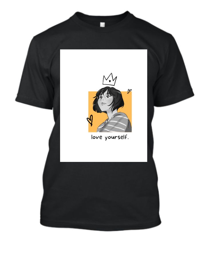 yellow anime printed - Front