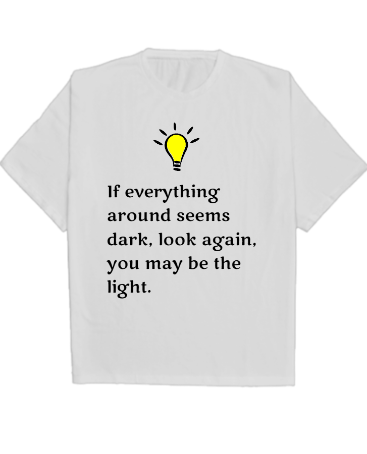 your may be the light - Front