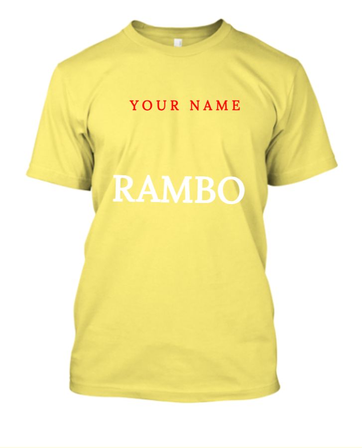 your name T=SHIRT\ HALF SELF T-SHIRT - Front
