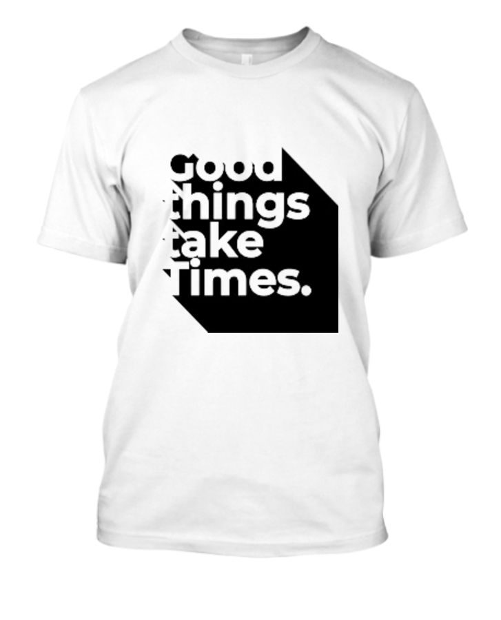 zarko t-shirt GOOD THINGS TAKES TIME - Front