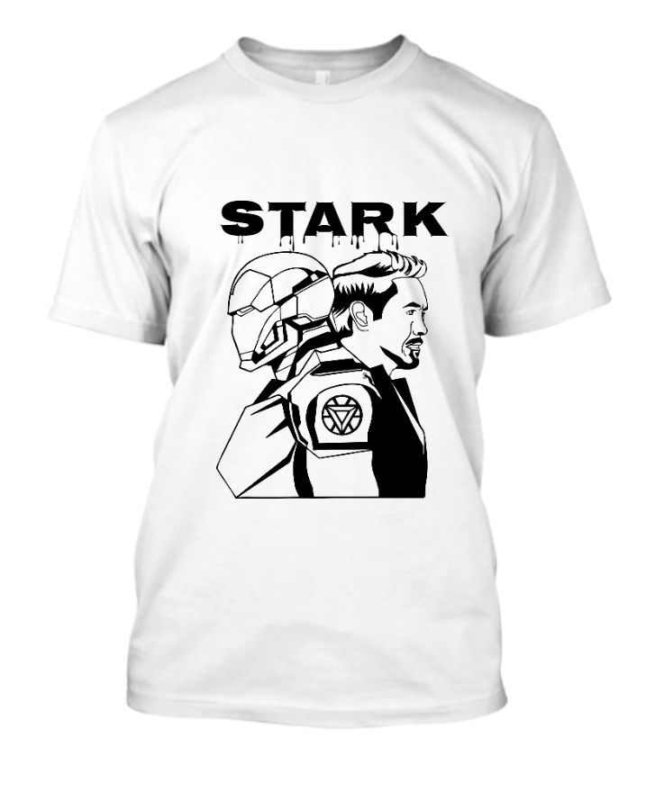 zarko t-shirt WHITE STARK - Front