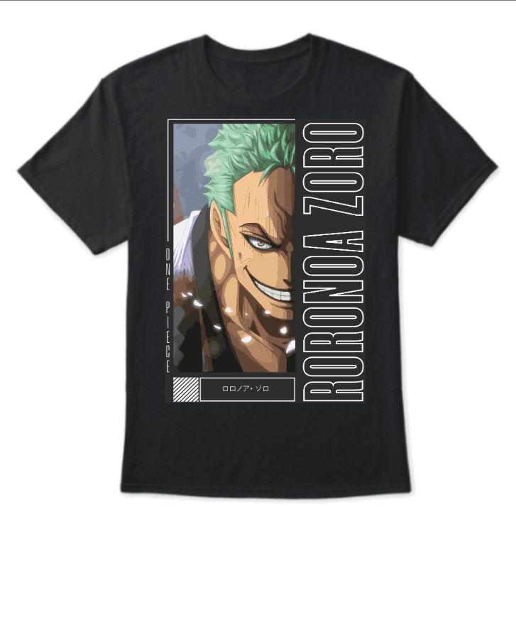 zoro roronoa t shirt - Front